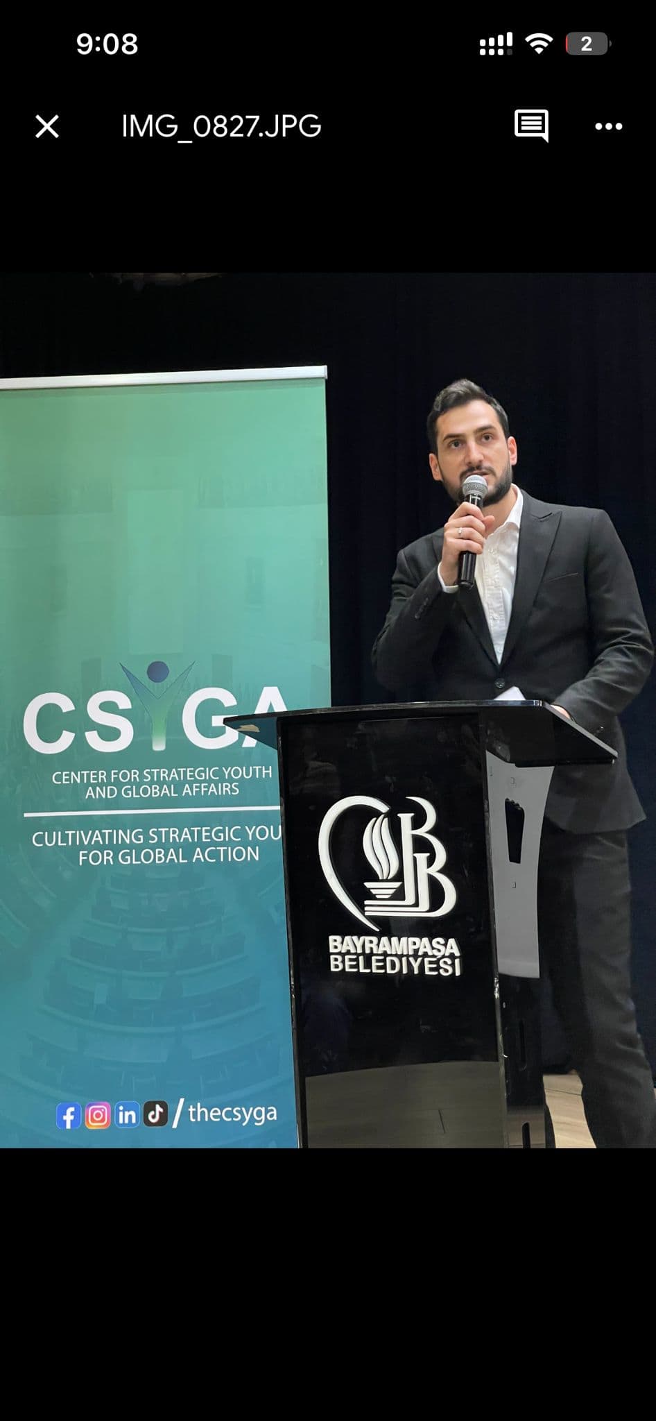 Interactive youth session