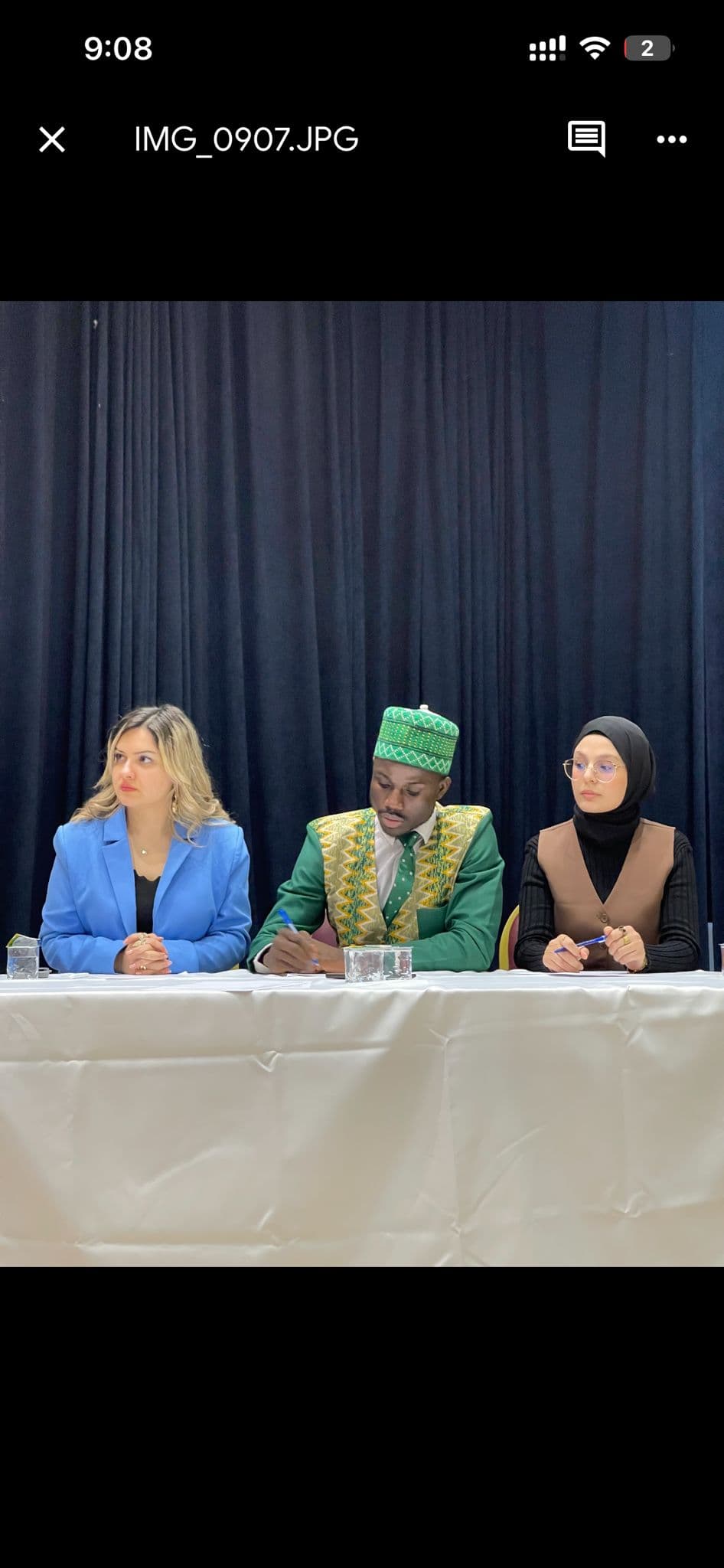 Conference discussion