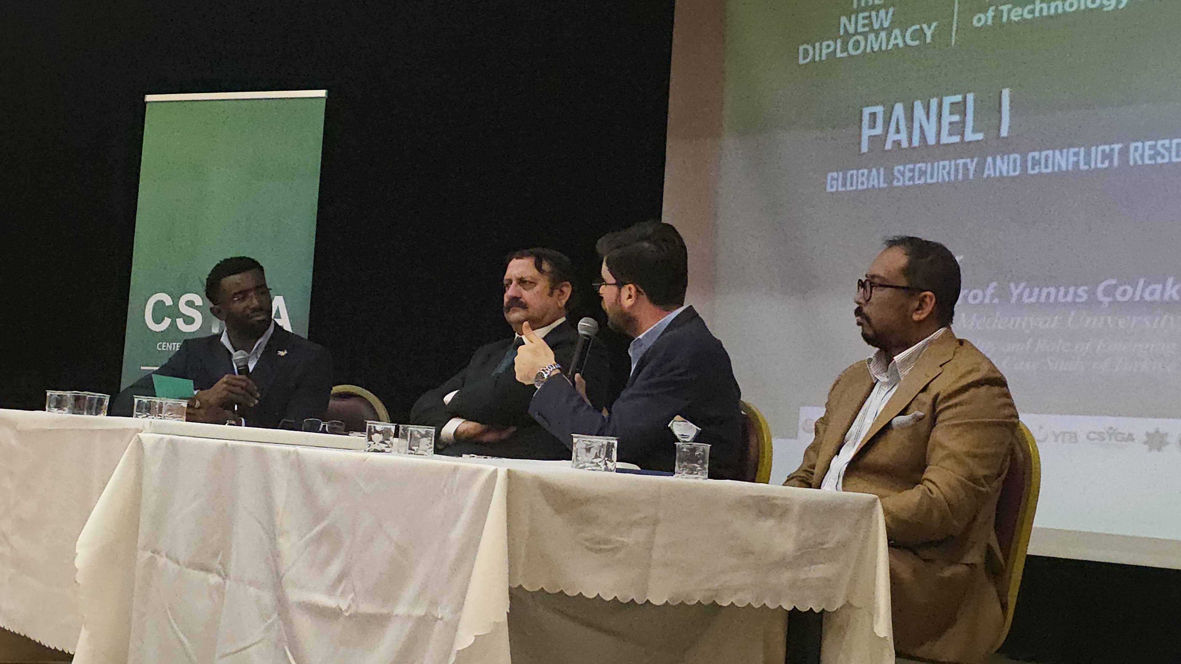 People attending panel discussion